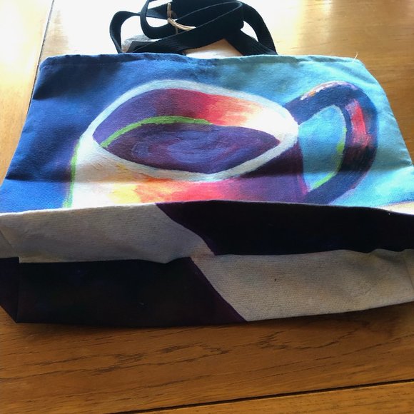 NWT Canvas Tote by artist Diana Sunseri - Picture 3 of 5